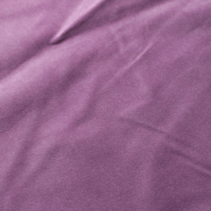 Dark Lavender Cotton Velvet Upholstery Drapery Fabric