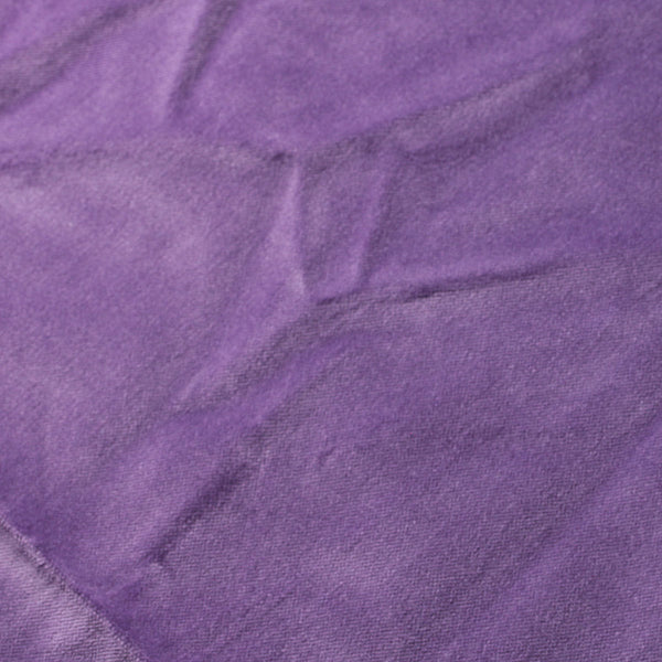 Purple Cotton Velvet Upholstery Drapery Fabric