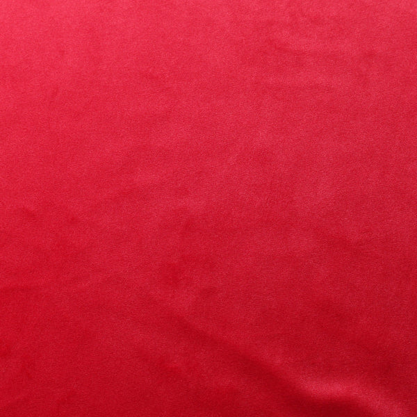 Raspberry Red Camden Velvet Polyester Upholstery Drapery Fabric