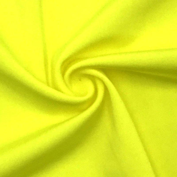 Superior High Performance Stretch Shiny Nylon Spandex Solid tricot | Spandex Palace neon yellow