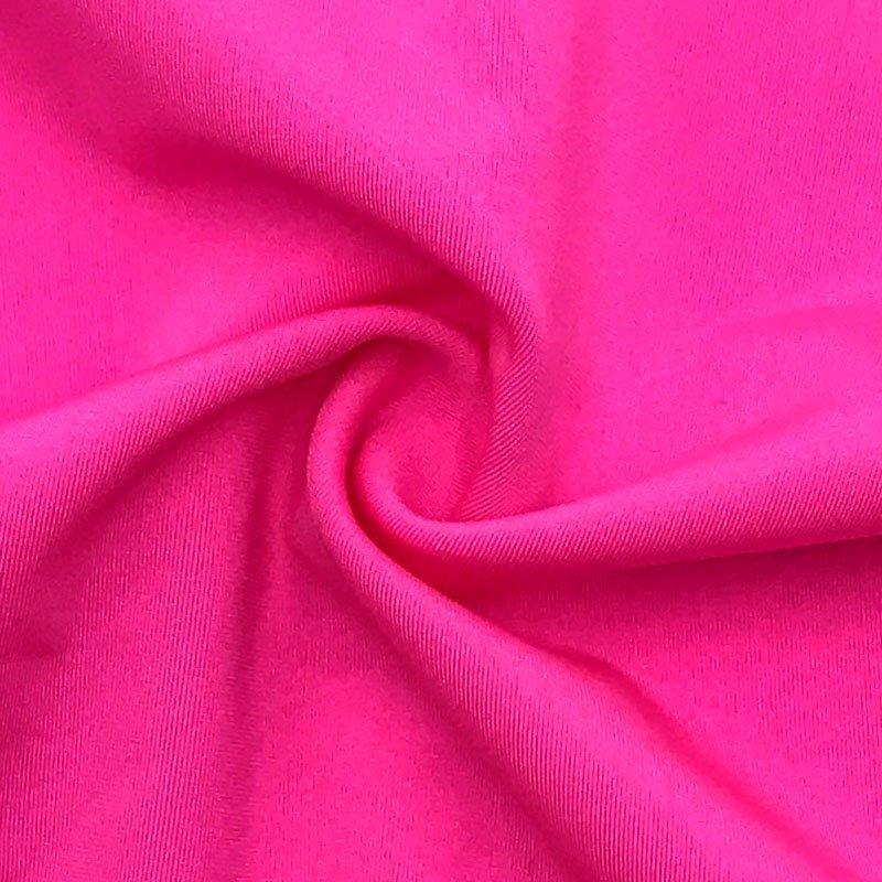 Hot Pink Shiny Tricot Spandex, Pink Fabric