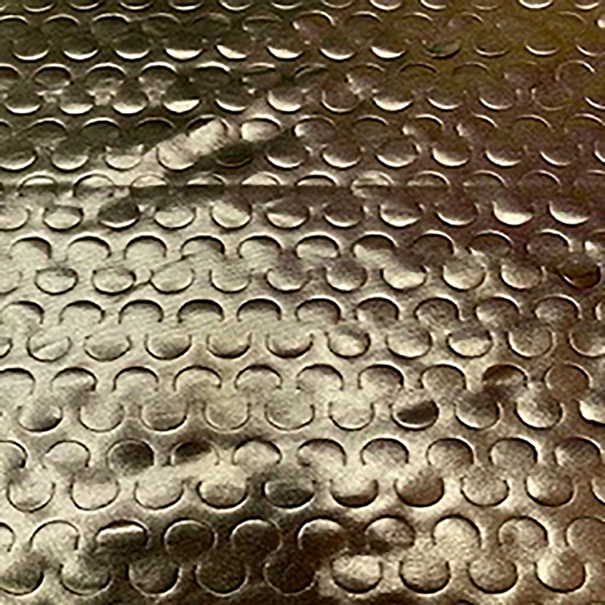 Polyester Stretch Spandex Circle Laser Cut Single Span  All Over  Foil | Spandex Palace  Gold