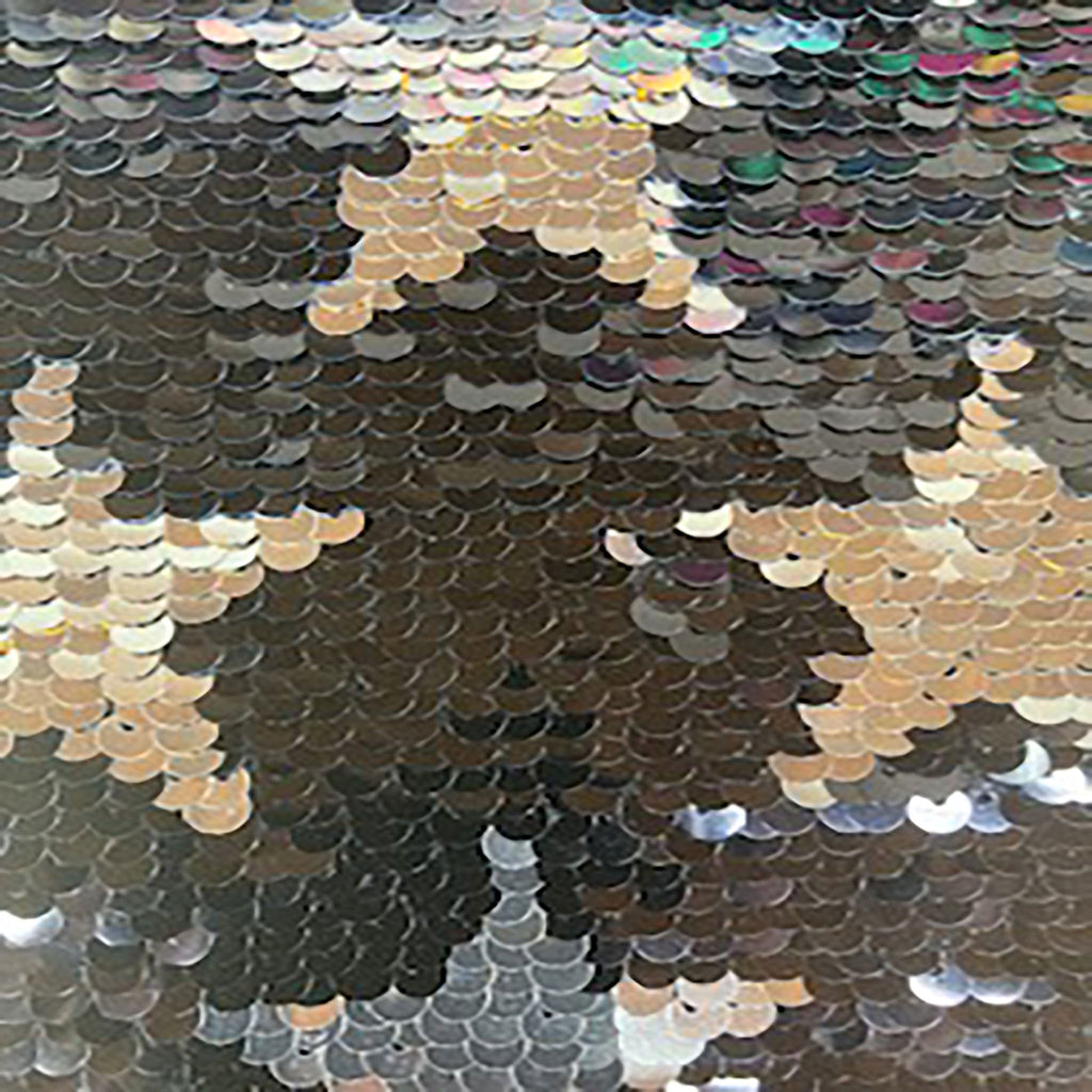 Reversible Sequin Star Reversible Sequins 2 Way Stretch Poly Fabric | Spandex Palace