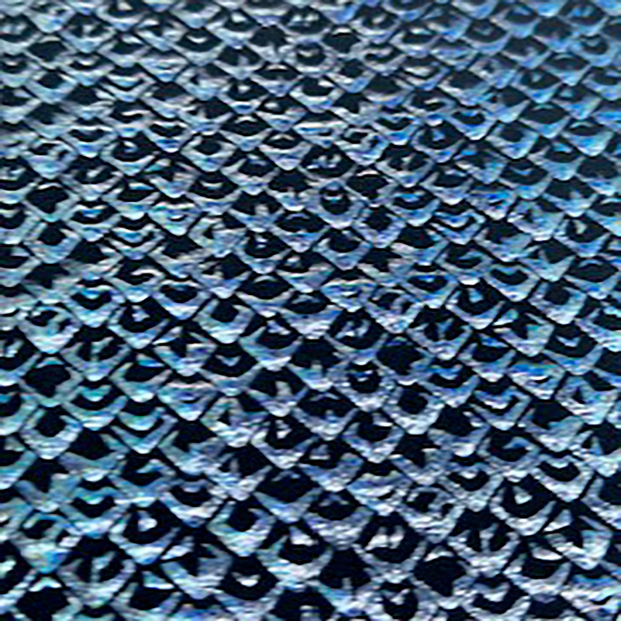 4 Way Stretch Nylon Spandex Mermaid Snake Print Hologram Foil | Spandex Palace Black