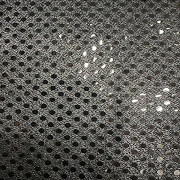Polyester 3 Mil All Over Sequin Mesh | Spandex Palace black/black